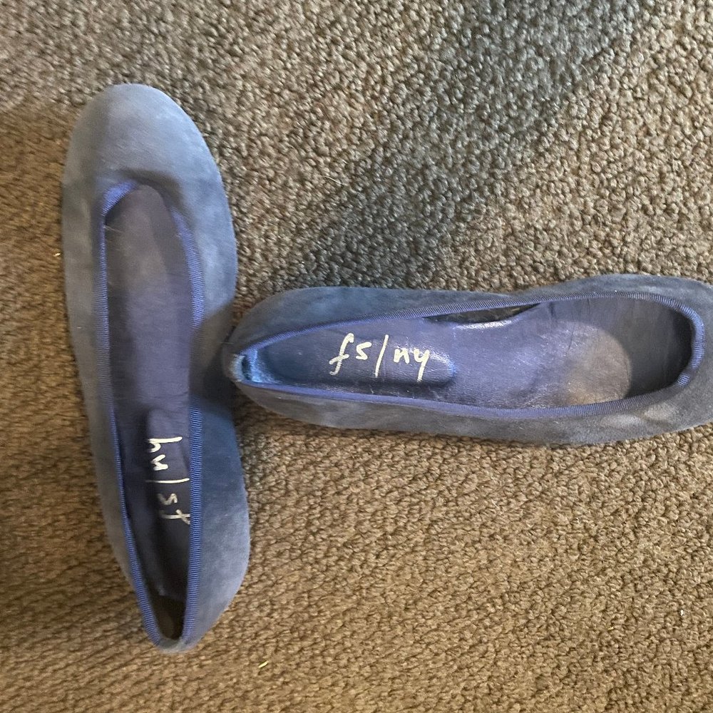 French Sole adorable blue ballet flats